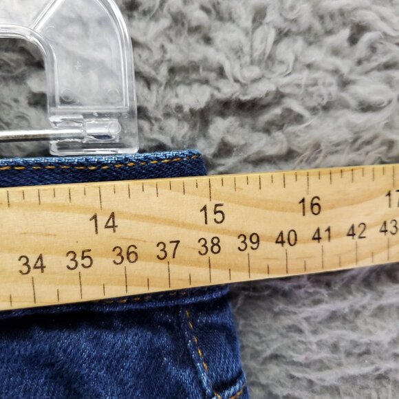 London Jean Jeans Womens 8 Blue Straight Leg Cotton Denim Made In USA - Picture 4 of 8